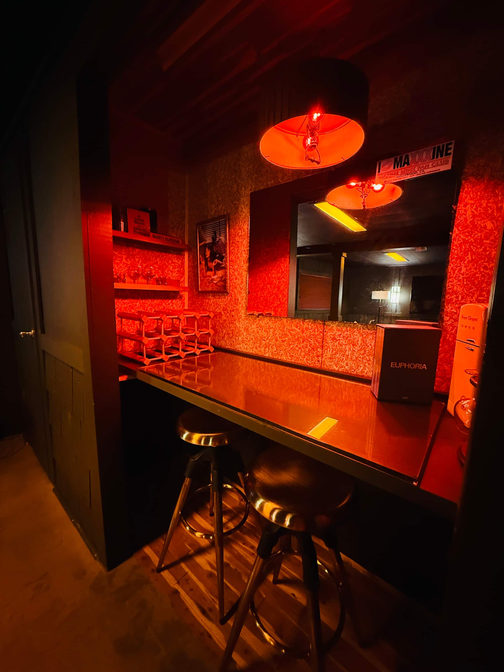 The secret bar under red light
